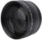 Lente de cámara, teleconvertidor de lente de cámara HD universal de aumento 2X de 58 mm, rosca de lente trasera de 58 mm, rosca de lente frontal de 62 mm, accesorio para cámaras