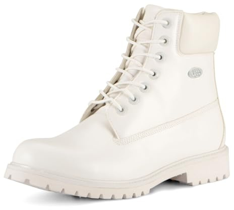 Lugz Men's Convoy Classic 6-inch Chukka Boot, White, 16 M