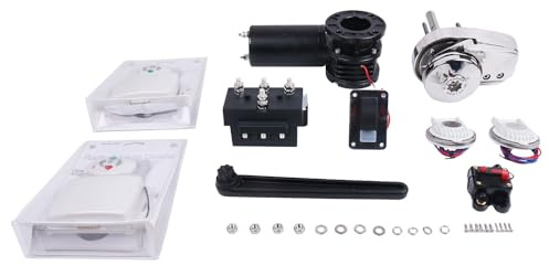 dowfane Heavy Duty Anchor Winch High Speed Electric Windlass 900W 6MM 12V Boat Remote Control Maximum Working Load 220KG 484LBS