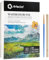 Artecho Aquarellpapier A4 300g 40 Blatt mit Aquarellpinsel und Bleistift, Weiß Aquarellblock 21×29.7 cm, Malblock für Aquarell, Acryl, Zeichnen, Malen.