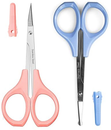 KAJUDA Round Tip Safe Mini Pubic Hair Scissors For Women