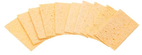10pcs Heat Resistant Soldering Iron Cleaning Sponge High Temperature Resistant Welding Accessories