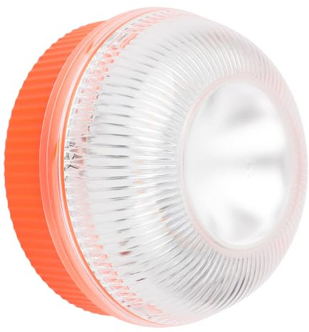 Yinaolan 2 x Warning Light V16 Magnetic LED Emergency Light High Luminance Battery Operated (Battery Not Included) with 5 Flash Modes for Signaling in Road Situations for Car and Motorcycle
