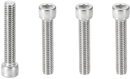 PATIKIL 5/16-18x1-3/4 Hex Socket Head Cap Screws Bolts, 20 Pcs 304 Stainless Steel Screws Bolts, Socket Hex Drive, Full Thread, Bright Finish