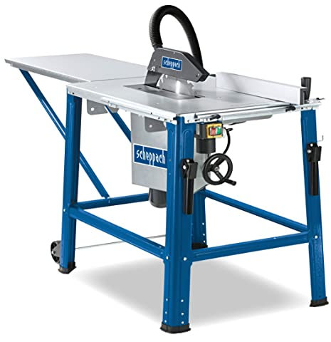 Scheppach Scie circulaire de Table 3901302920 Hs120O, Rallonge, Hw Lame de Scie de Table, feuilles Diamètre : 315 Mm, 2800 W, 400 V