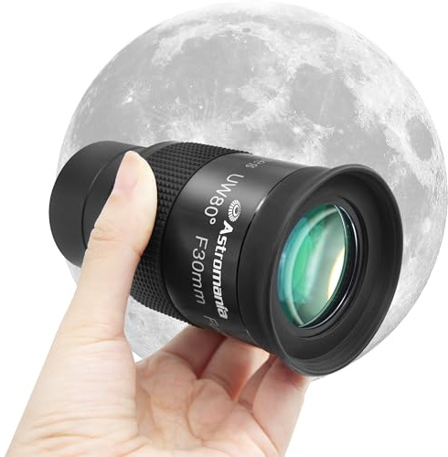 Astromania Telescope Eyepiece 2 inch 30mm - Ultra Wide 80 Degree with Fully Multi-Coated Optics - 2 inch SWA Wide Field Eyepiece Accessory for Astronomy & Stargazing - Compatible with Most Telescopes