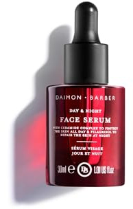 Daimon Barber Hydrating Face Serum for Men, Day & Night, 30ml | Ceramide Face Oil Providing 24-Hour Moisture Protection. Ideal Before Shaving For Smoother Skin.