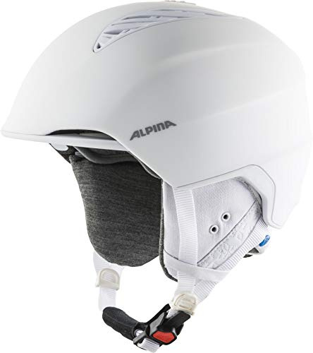 Alpina Grand LAVALAN Skihelm, White matt, 54-57 cm