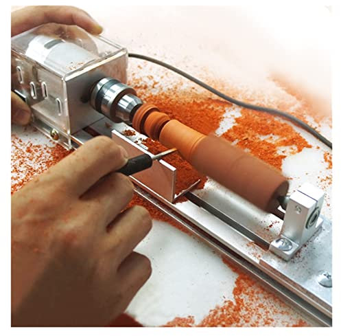 Wzrx7 - shop Mini Perlas de Torno de Madera Máquina pulidora DIY CNC Mecanizado for Mesa de Madera de Madera Taladrar Herramienta Rotatoria