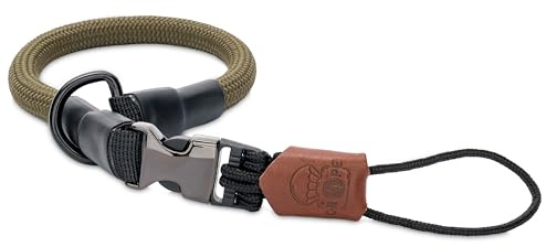 C-Rope Kamera Handschlaufe Loop aus Kletterseil | Kameragurt mit Schnellverschluss-System aus Kletter-Seil (Military Olive, 42cm)