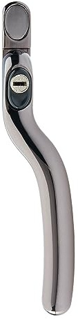 Timber Series Connoisseur Cranked Espag Window Handle - Polished Bronze (Right Hand)