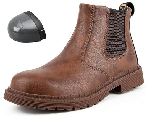 YisiNP Chaussure de Sécurité Homme Protection Acier Chaussure Travail Embout Bottes Femme Antidérapantes