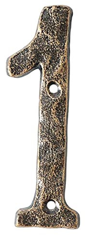ZAANU Gusseisen-Metallnummer, Hausnummer for Selbermachen for Türen oder Außenwände, Hausnummern, Schilder, Schilder/884