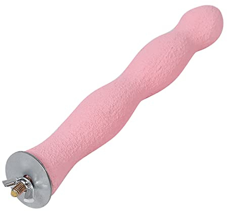 Yctze Toy Abborre med Näbb och Kloslipstång, Pimpsten, för Stor Fågelbur, Idealisk för Konurer och Andra Husdjursfåglar, Hjälper Till Vid Nagelvård och Skurstation