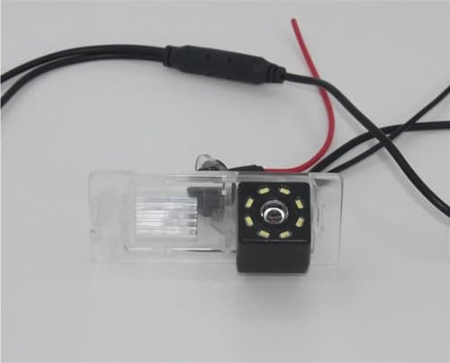 Webcam recul Voiture Caméra Recul Voiture pour Dacia pour Duster 2010–2014 Caméra Vue Arrière/CCD/Vision Nocturne/caméra Plaque D'immatriculation Camera Recul Grand Angle