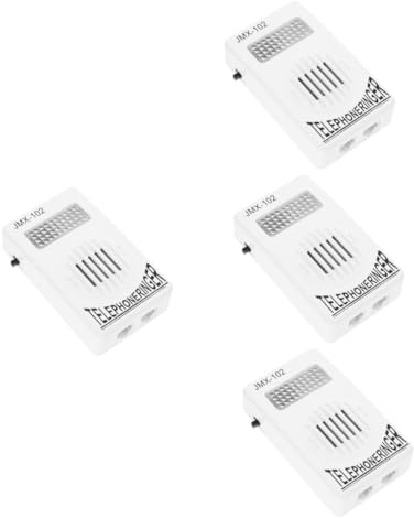 Uonlytech 4piezas Amplificador De Timbre De Teléfono Inalámbrico Dispositivo De Aumento De Sonido Para Teléfonos Fijos Sin Baterías Para Entornos Ruidosos y Mayores
