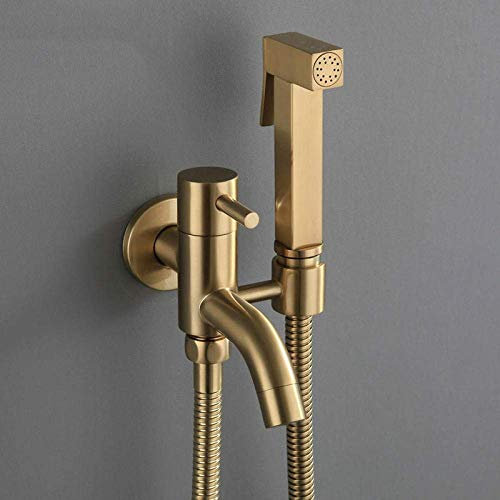 BOSHYUM Pulvérisateur de Bidet à Main, buse de Bidet en Acier Inoxydable, Pistolet de pulvérisation de Toilettes, rehausseur de Cul, Douche