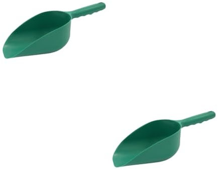 KITANDOVE 2 Pale Da Giardino Per Piantare Attrezzo Da Giardino 2 in 1 Paletta in Plastica Per Terriccio Trapianto E Alimentazione Degli Animali Domestici