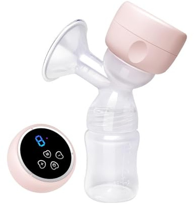Tire-lait rechargeable - Tire-lait pour allaitement à plusieurs modes | Extracteur de lait en silicone à faible bruit, anti-reflux, pompe à allaitement portable rechargeable