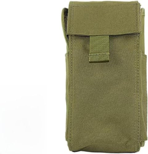 AQ zxdc Bolsa táctica for munición de Pistola de Tiro Calibre 12, Soporte for 25 Balas, Bolsa for Cartuchos de Rifle, riñonera Molle, Accesorios de Caza(Green)