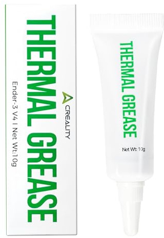 Creality Pâte thermique pour buse d'imprimante 3D, haute conductivité thermique, mise à niveau à 350 °C, graisse résistante à 350 °C, pour Ender 3 V4/K1/K1C/K1 Max/K2 Plus/Ender 3 V3/V3 SE/V3 KE/Ender