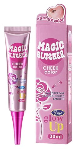 Blush Crème, Peaux Grasses et Sèches, Sculptant, Contour | Blush Crème Waterproof Couleur Changeante Soin Visage Pour Peau Mûre, Grasse, Sèche, Et Occasions
