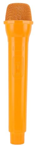 ACOGEDO Supporto per Microfono Finto in Plastica per Cosplay e Performance (ORANGE)