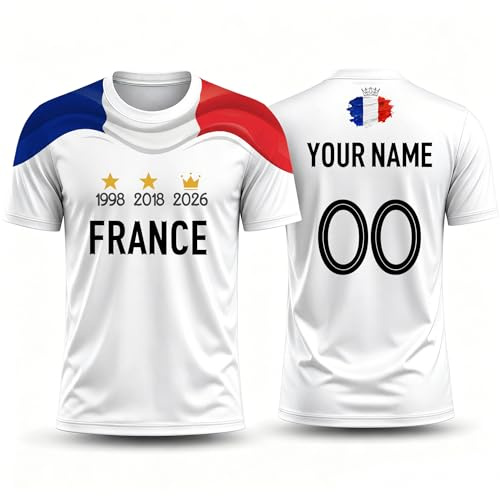 Maillot De Foot Personnalisable Coupe du Monde 2026, Maillot Personnalisable Nom Numéro Pays Adulte Enfant,De Glorieuses Années De Victoires Et L'Impatience en Attendant 2026