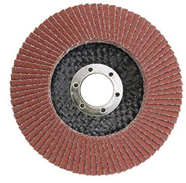 Fächerscheiben Ø115 Lamellenscheibe Fächerschleifscheibe (P120, 5 Stück)