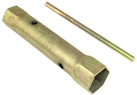 LLAVE DE CAJA TUBULAR DE 27/32 mm CON BARRA TOMMY
