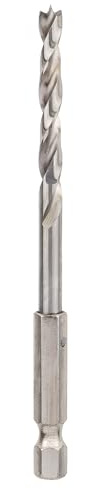 Bosch 1x PRO Wood HSS Brad Point Drill Bit | for Softwood, Hardwood, Ø 5,00 mm, Professional Accessory Drill Drivers