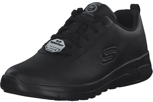 Skechers Damen Marsing Gmina Work Shoes, Black Prime Asia Leather, 39 EU