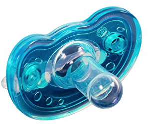 Sweetie Silikon-Schnuller, 2 Stück, Blau