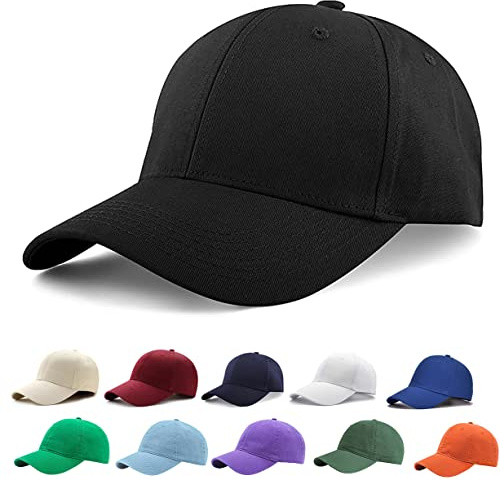 Etyepoh Baseball Cap für Herren und Damen, Unisex Kappe Verstellbar Reine Farbe Baseboard Baseballkappe Mütze
