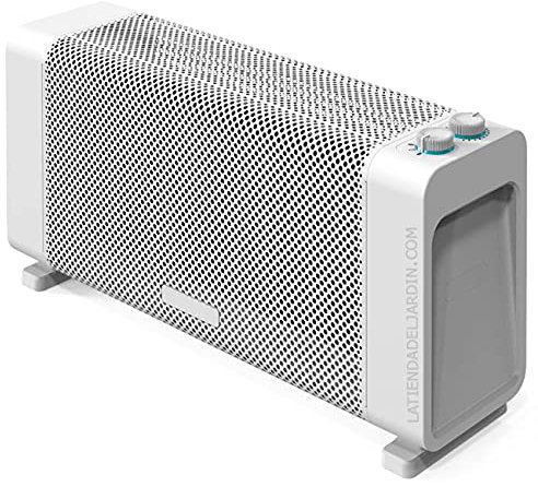 Radiador de MICA 1500W Color blanco. 2 potencias de calor: 750W-1500W. Máximo rendimiento en 1 minuto. Rápida convección y difusión del calor