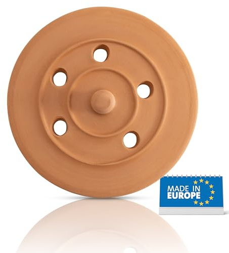 Tureks Pottery Ø22cm Dolma Kapağı/Taşı/Abdeckung aus Ton zum beschweren