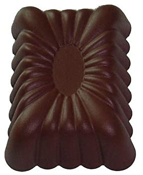 Grainrain Plastic Chocolate Molds Rectangle Flower Candy Molds Plastic Polycarbonate Chocolate Molds Clear Hard DIY Pastry Baking Tool (S5-19379)