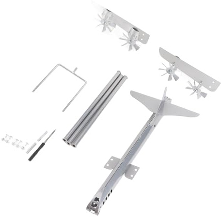 Metall-Flugzeug-Windmühle, Hof-Spinner, Flugzeug-Wind, Edelstahl-Skulptur, Garten, Einfache Montage, ation