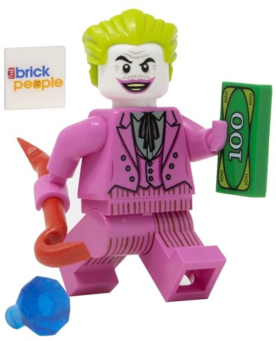 LEGO DC Superheroes Figurine Joker avec costume rose et pied de biche