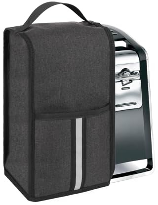 Kingshion Universal Dustproof Can Opener Cover - Heavy-Duty Fabric Protector for Hamilton Beach, Cuisinart CCO-50BKN Electric Can Openers, Small Appliance Cover for Kitchen Countertop Storage