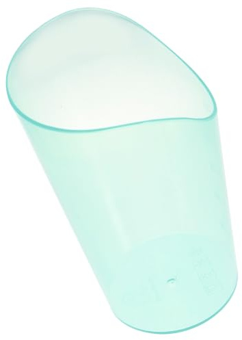Vaguelly Tasse de Maternité Verre Découpe Nasale en Plastique Réutilisable et Inclinée, Gobelet D'eau pour Handicapé Anti-déversement et Facile à Utiliser