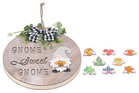 Weihnachtsschild, exquisites Willkommensschild, Dekoration für Eingangstür, Wohltätigkeitsorganisation aus Holz für den Urlaub, Basteln