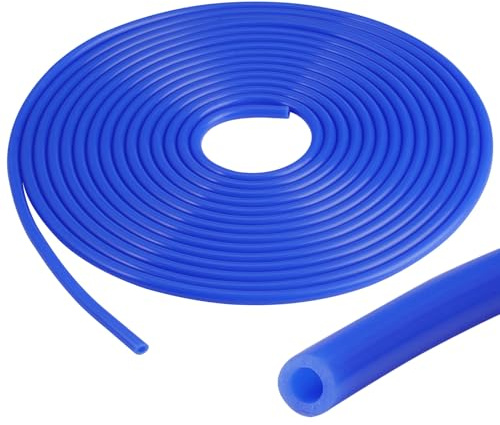 5 Metros Manguera de Vacío, 3 mm Diámetro Interior, 5 mm Diámetro Exterior Manguera de Vacio Automoción, Alta Temperatura Manguera de Silicona para Aire, Bombas, Turbinas Dd Aire y Válvulas de Vacío