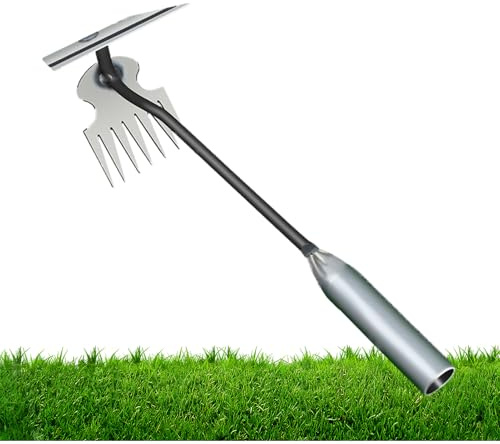Imtrub Estirpatore,Rastrello Manuale | Diserbante Manuale da Giardino Attrezzi Giardinaggio,per Giardinieri Donne Esterno Giardino Cortile Fattoria Ortaggi E Fiori