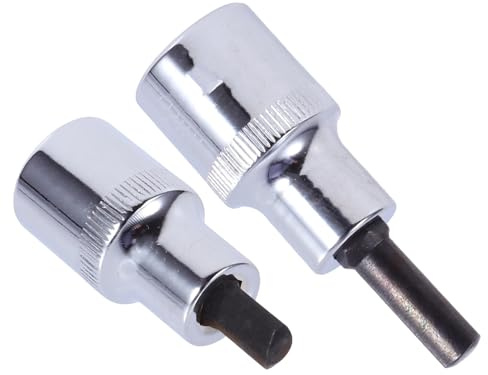 Mipcase 2pc Car Suspension Strut Spreader Socket Wrench Tool Set 5mm 5.5mm Vibration Isolator Mount Removal for Major European Vehicle Repair