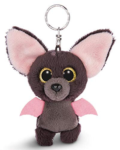 NICI Glubschis: Das Original – Glubschis Schlüsselanhänger Fledermaus Baako 9 cm – Fledermaus Kuscheltieranhänger mit Schlüsselring für Schlüsselband, Schlüsselbund & Schlüsselhalter – 45540
