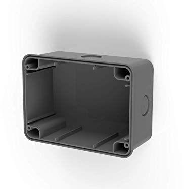 4Box Wide IP67 Wanddose Anthrazit, Wasserundurchlässig, Dreiphasig, ABS-Kunststoff, 4B.WB.03