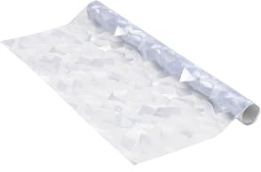 Venilia Fensterfolie statisch Vitrostatic Fläche 3D Sichtschutz Folie, PVC, ohne Phthalate, transparent, 45cm x 1,5m, 200µm (Stärke: 0,2mm)