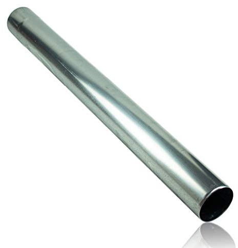 Zink Regenablaufrohr 100 mm 0,65 mm Stärke in 1 Meter Länge - Titanzink Regenrohr nahtlos geschweißt mit Muffe für eine einfache und schnelle Montage