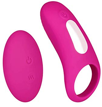 EIS Vibroring mit Fernbedienung | Wasserdichter (IPX7) Vibrator für Frauen | 9 Vibrationsprogramme | Funkfernbedienung | Hautfreundliches Silikon | abgerundeter Reizer | Sexspielzeug | Erotik